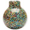 Vaso in Vetro di Murano "Zoia" H22 - Multicolor Lavorazione Arlecchino